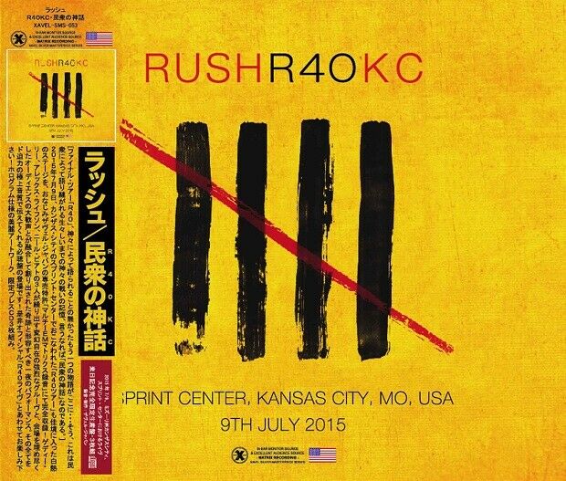 Rush / R40KC (3CD) Xavel Silver Masterpiece Series Kansas City 2015