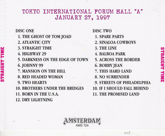 Bruce Springsteen 8CD Set 93 Tracks Tokyo Japan Straight Time Day Lightning F/S