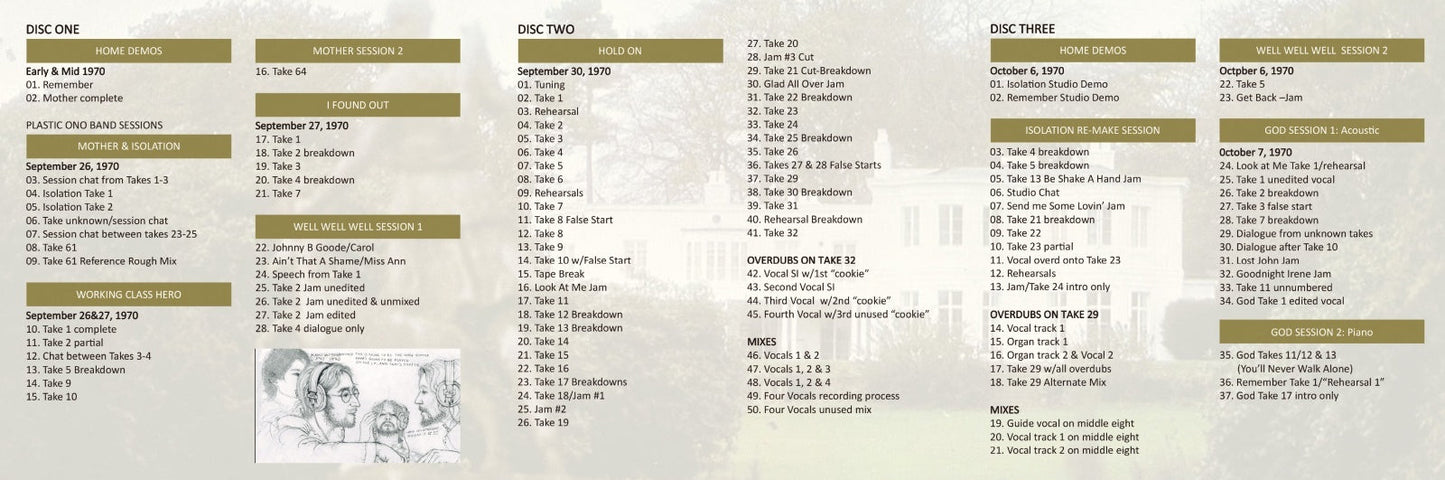JOHN LENNON PLASTIC ONO BAND / THE UNIVERSE VOL.1 (5CD)