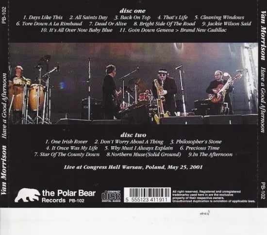 VAN MORRISON / Outtakes Live recording and Others 4 Title Set (2CD+5CDR)