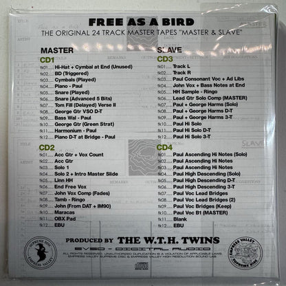 THE BEATLES / FREE AS A BIRD + REAL LOVE - 24 track master tapes MASTER & SLAVE (8CD BOX)