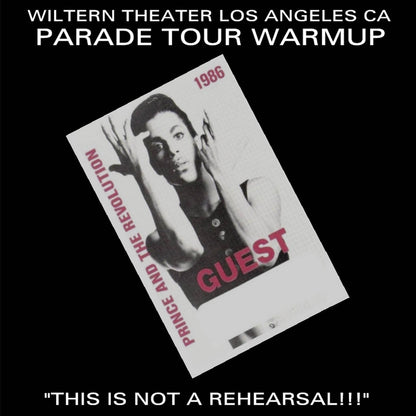 Prince & the Revolution / Wiltern Theatre Los Angeles CA, May 30, 1986 (2CDR)