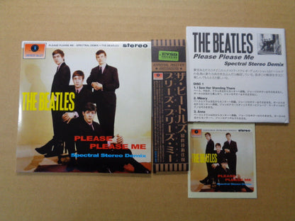 THE BEATLES / PLEASE PLEASE ME (2CD) Spectral Stereo Demix Sticker promotional copy Limited Last ONE