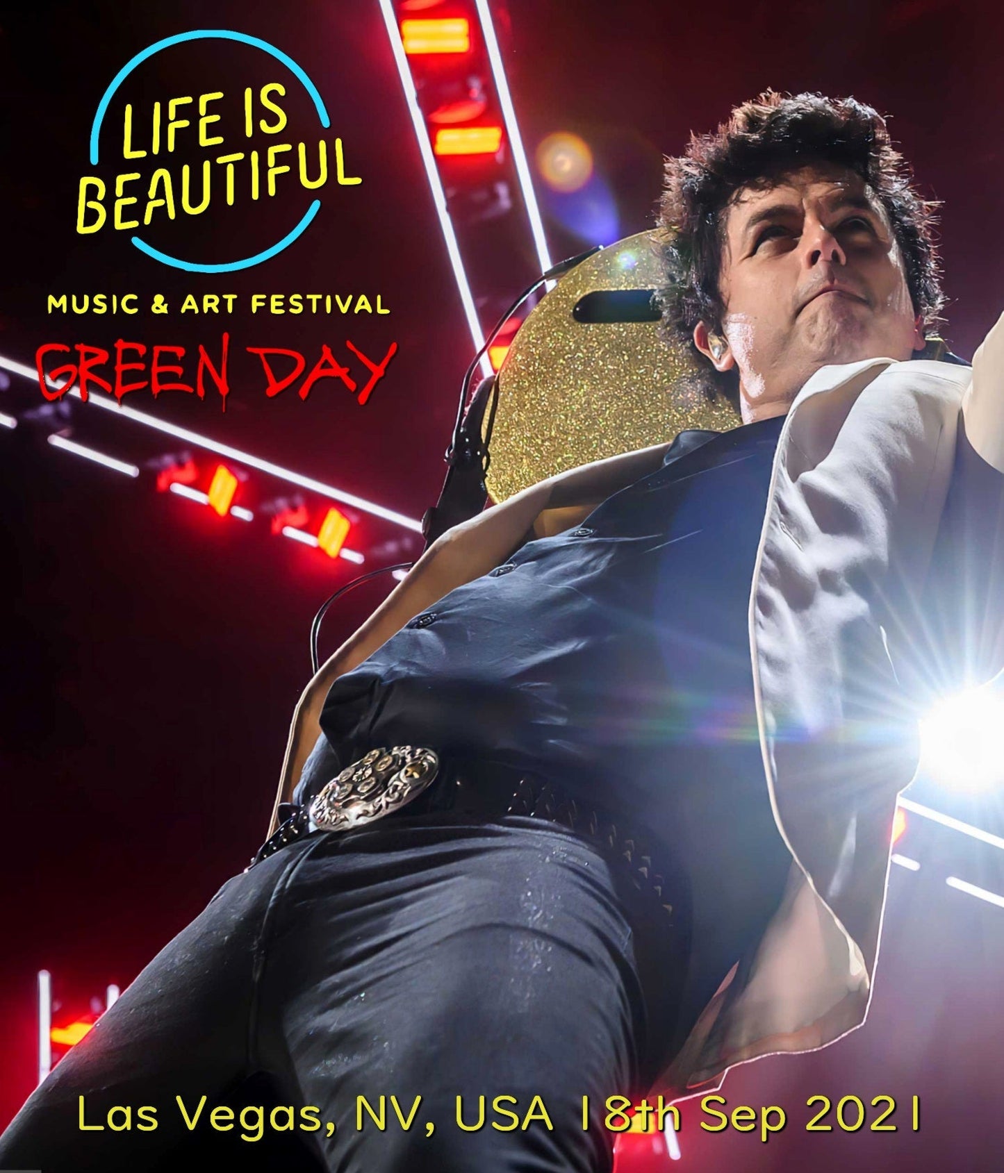 GREEN DAY / Life is Beautiful 2021 Las Vegas (1BDR)