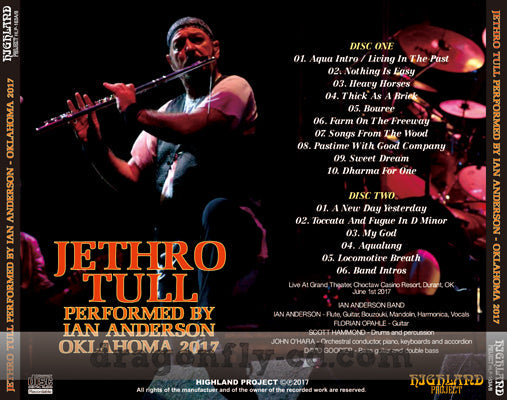 JETHRO TULL / PERFORMED BY IAN ANDERSON OKLAHOMA 2017 (2CDR)