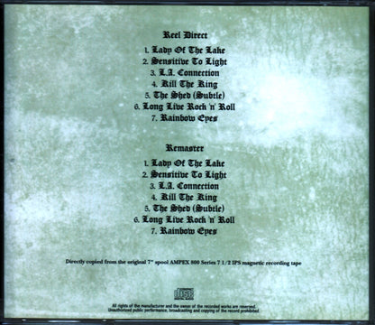 Rainbow / Long Live Rock N’ Roll Reel & Remaster (2CDR) White label disc