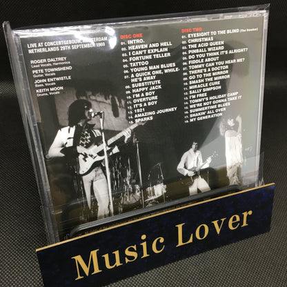 THE WHO / AMSTERDAM 1969 PRE-FM MASTER STEREO SOUNDBOARD (2CD)