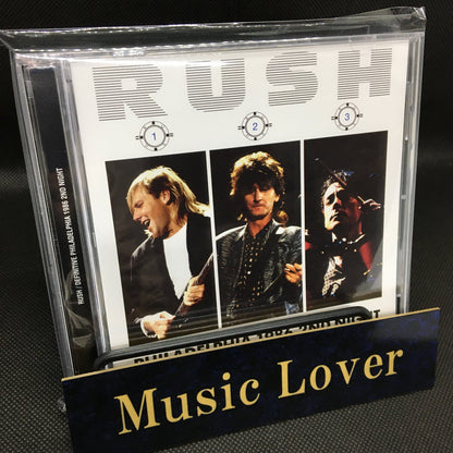 RUSH / DEFINITIVE PHILADELPHIA 1986 2ND NIGHT  SOUNDBOARD (2CD+1DVDR)