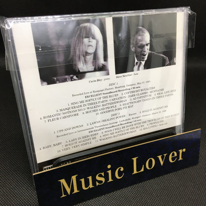 CARLA BLEY AND STEVE SWALLOW / LIVE IN GERMANY HAMBURG 1991 PLUS STUTTGART 1989 (2CDR)
