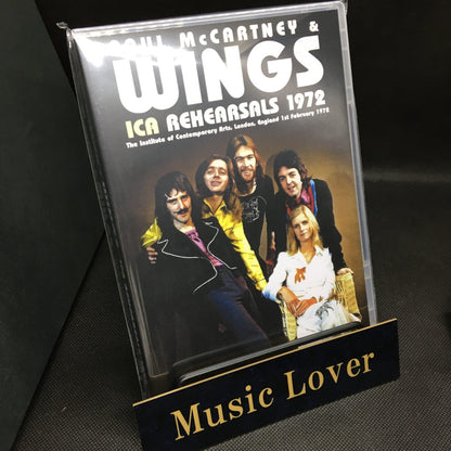 PAUL McCARTNEY & THE WINGS / ICA REHEARSALS 1972 (1DVDR)