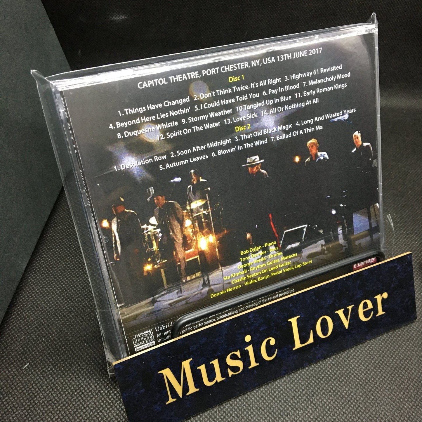 BOB DYLAN / PORT CHESTER 2017 1ST NIGHT SOUNDBOARD (2CDR)
