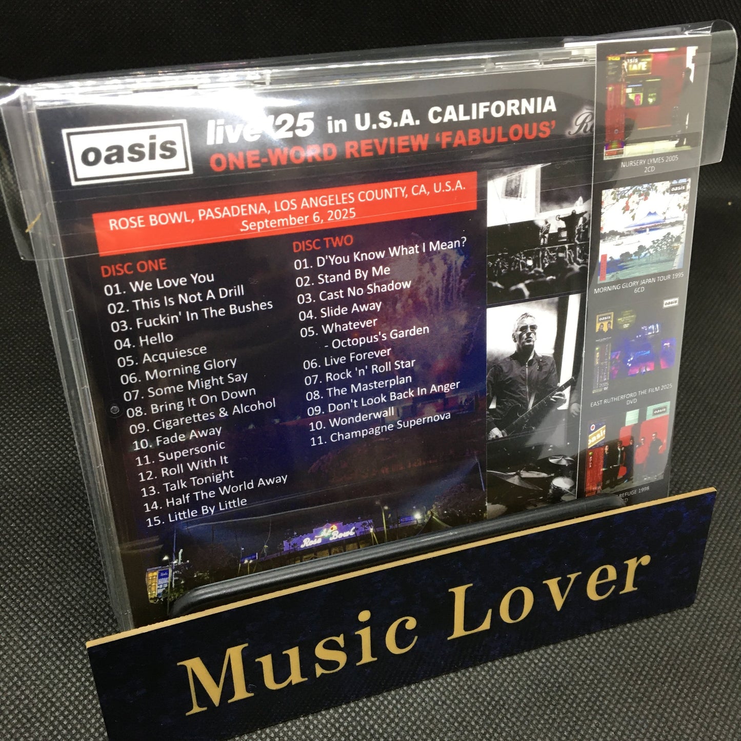 OASIS / 2025 ONE-WORD REVIEW 'FABULOUS' (2CD)