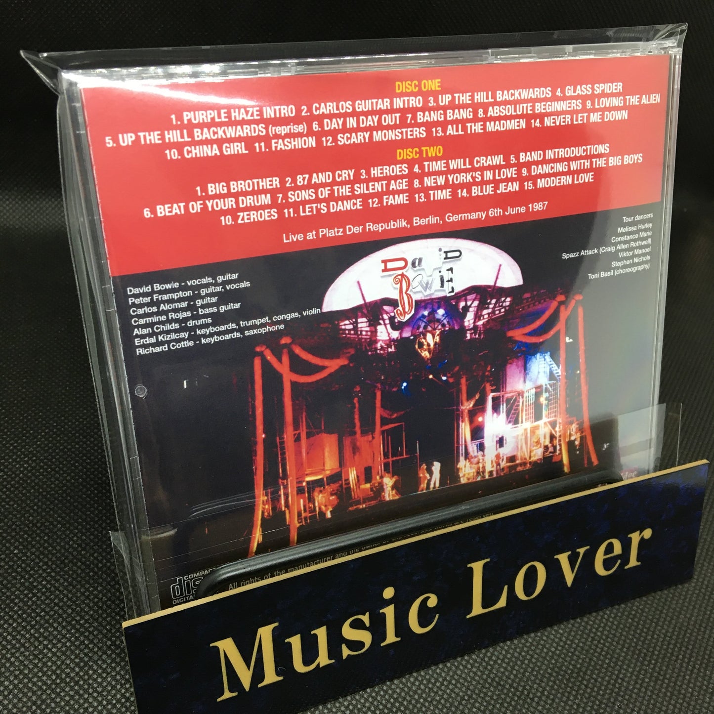 DAVID BOWIE / BERLIN 1987 STEREO SOUNDBOARD (2CDR)