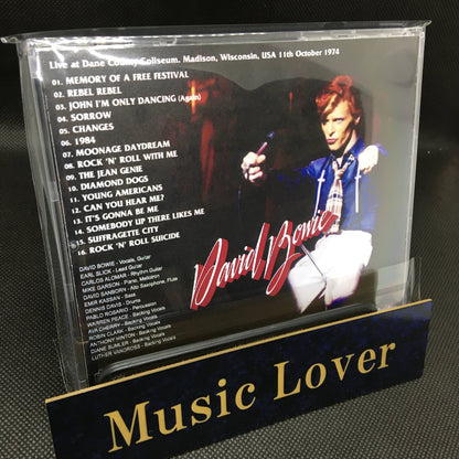 DAVID BOWIE / MADISON 1974 2ND NIGHT (1CDR)