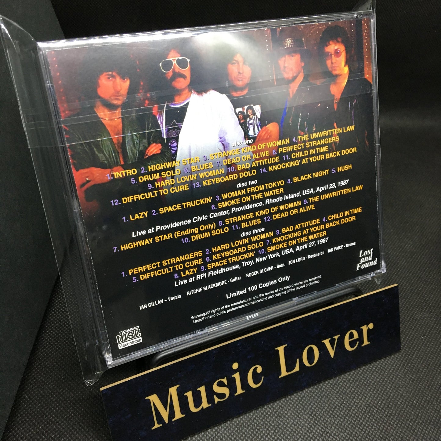 DEEP PURPLE / EAST COAST 1987 TWO NIGHTS (3CDR)