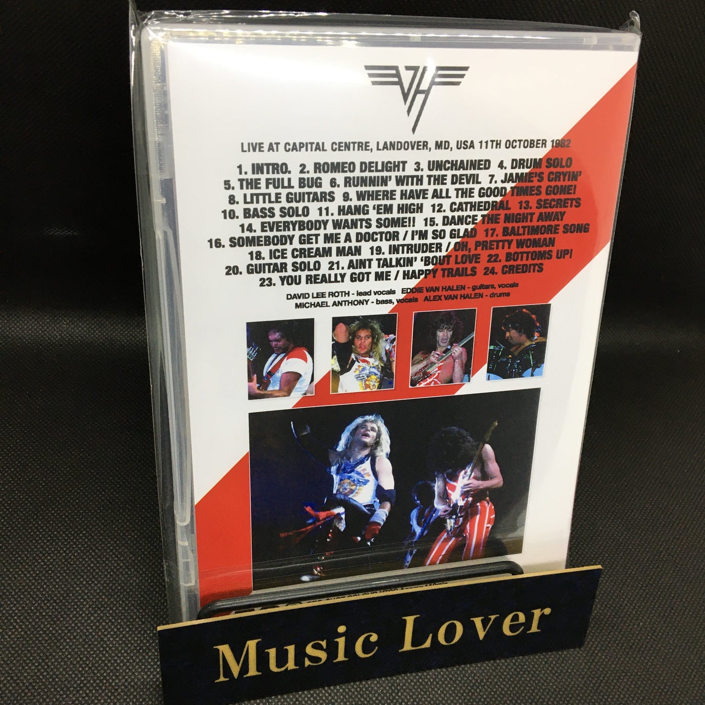 VAN HALEN / DEFINITIVE LARGO 1982 1ST NIGHT PRO SHOT (1DVDR)