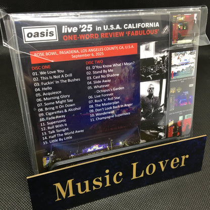 OASIS / 2025 ONE-WORD REVIEW 'FABULOUS' (2CD)