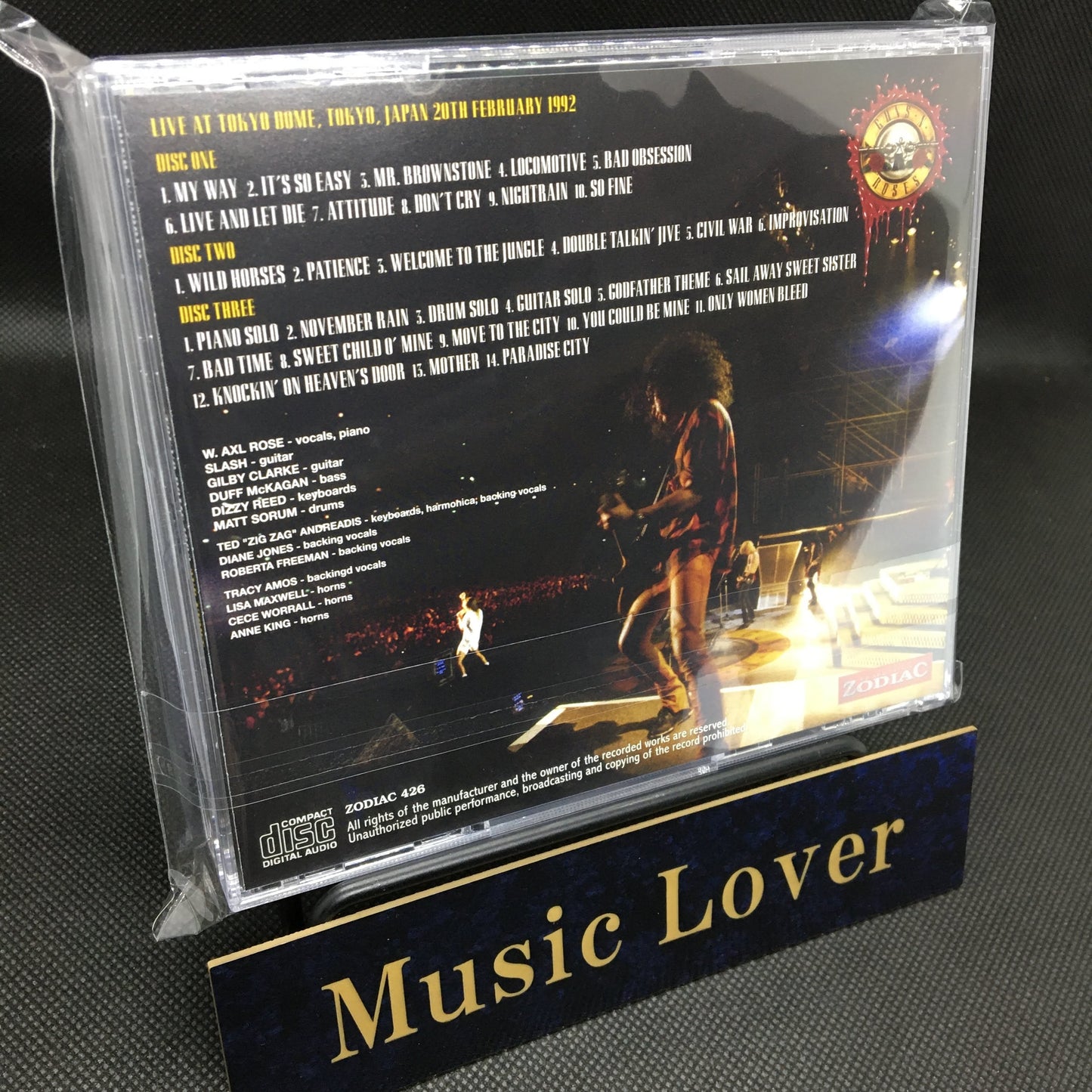 GUNS N' ROSES / TOKYO DOME 1992 2ND NIGHT (3CD)
