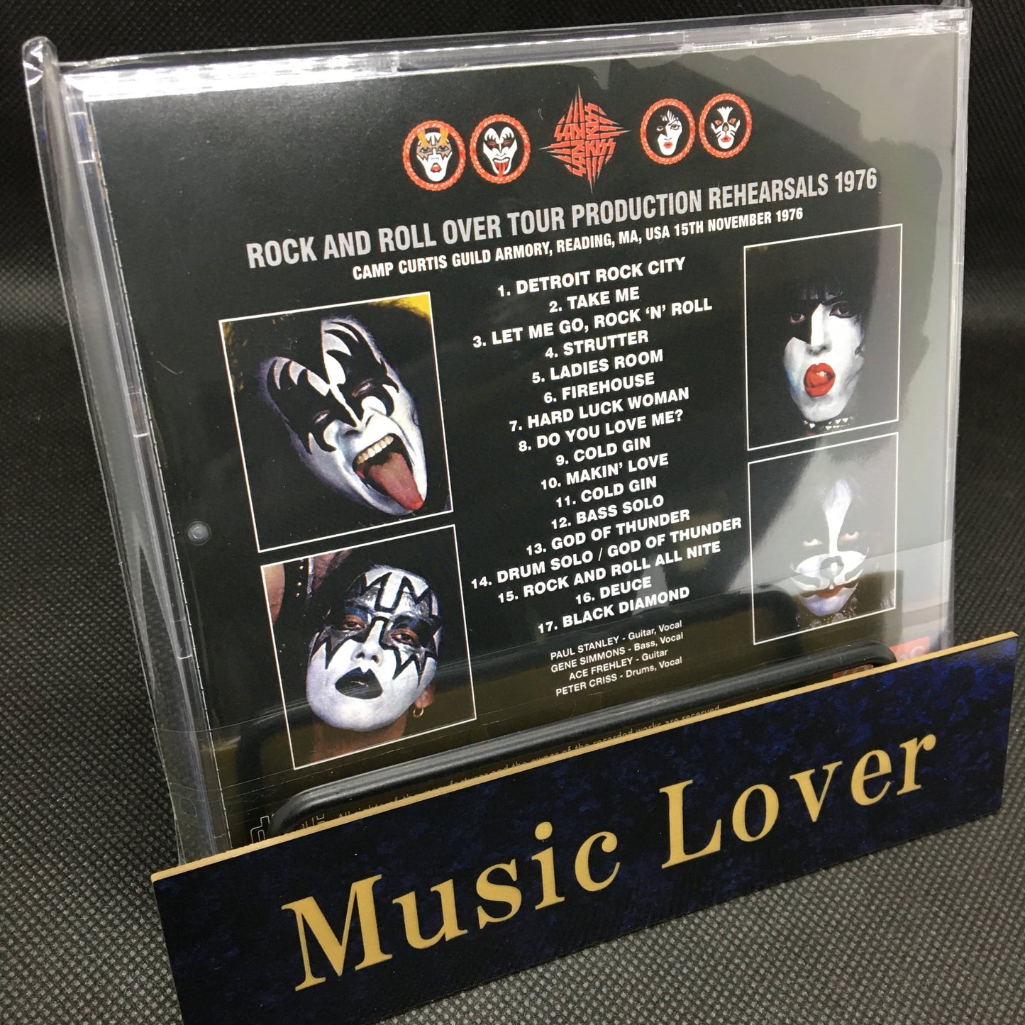 KISS / ROCK AND ROLL OVER TOUR PRODUCTION REHEARSALS 1976 (1CD)