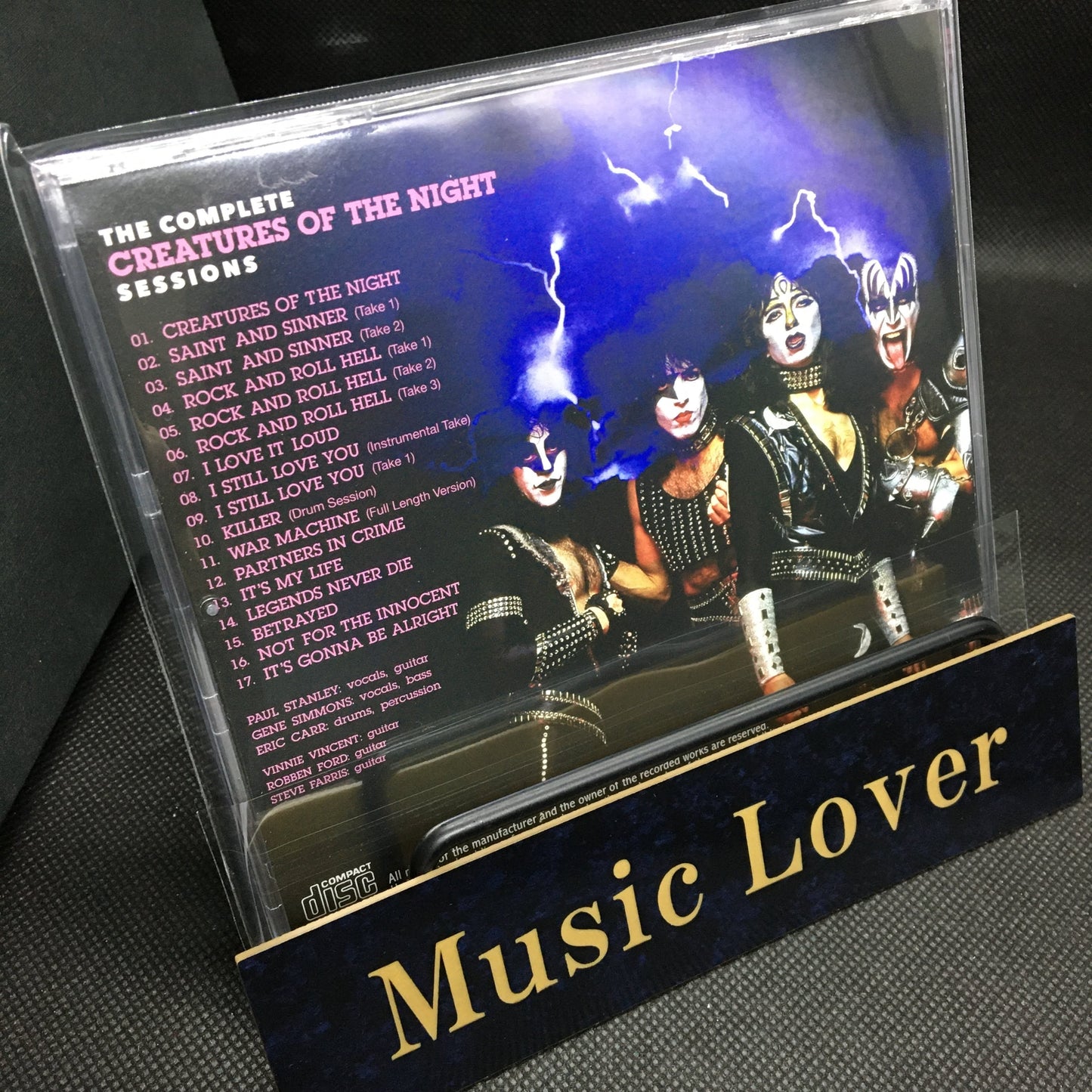 KISS / THE COMPLETE CREATURES OF THE NIGHT SESSIONS (1CD)
