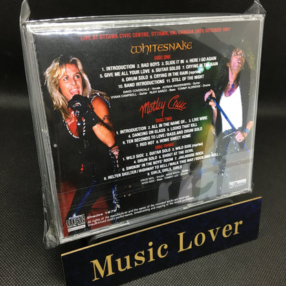 MOTLEY CRUE / WHITESNAKE / OTTAWA 1987 1ST NIGHT (3CDR)
