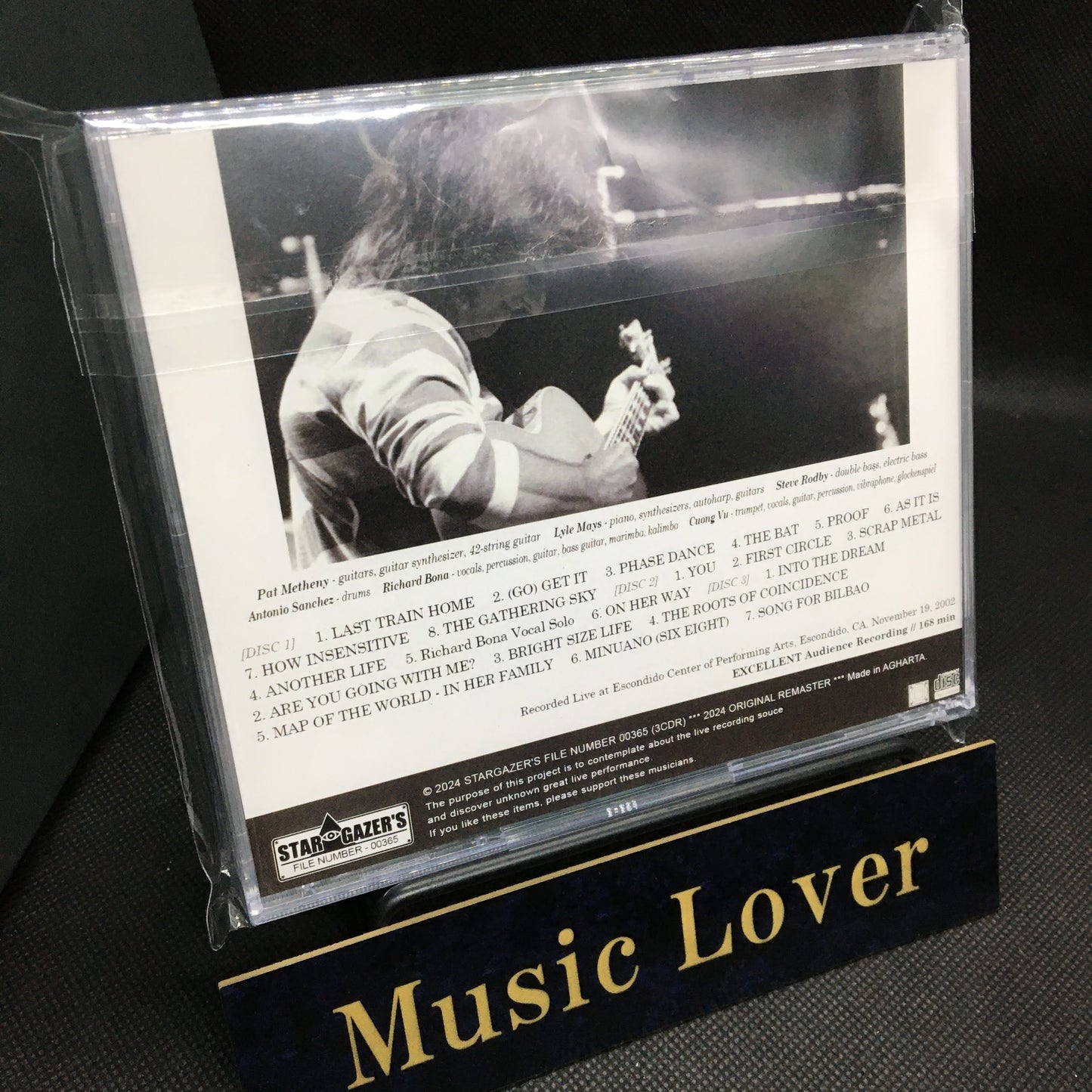 PAT METHENY GROUP / LIVE IN ESCONDIDO 021119 (3CDR)