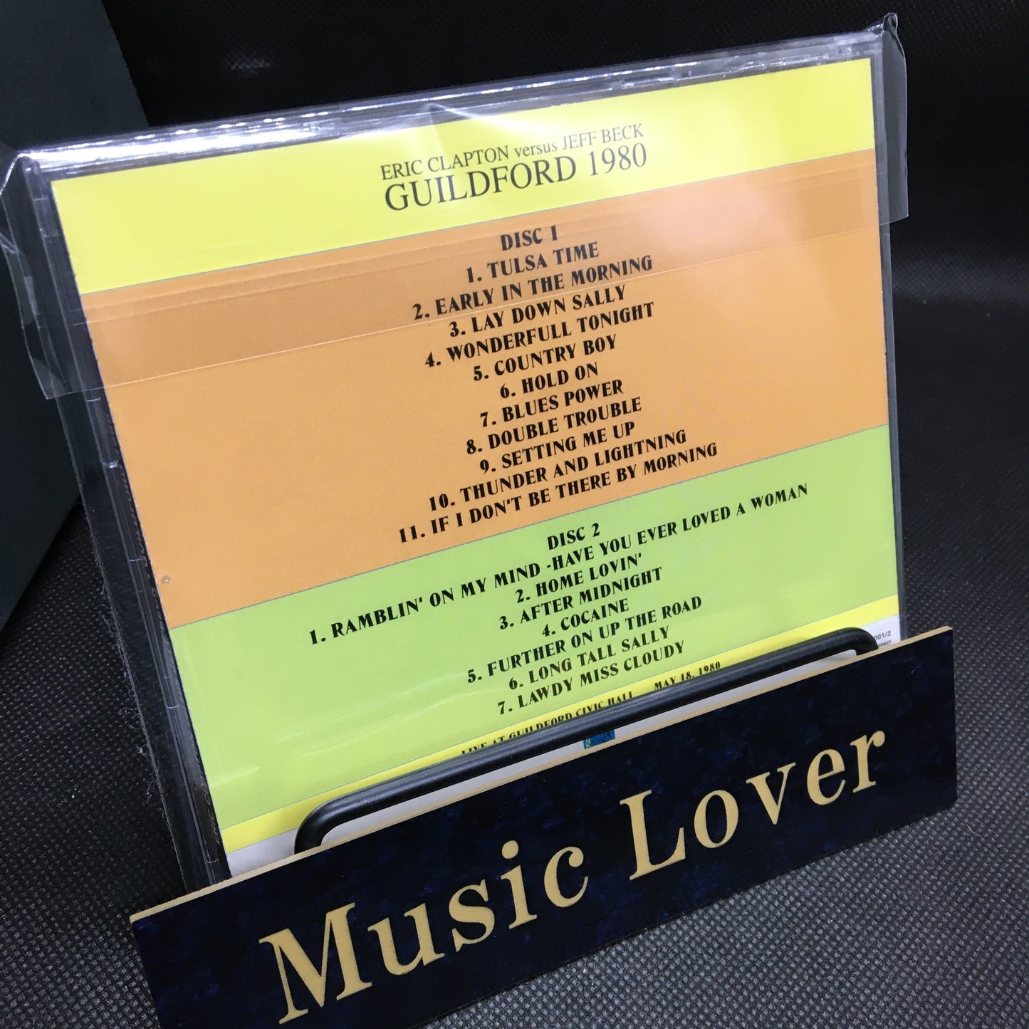 ERIC CLAPTON VS JEFF BECK / GUILDFORD 1980  (2CD)