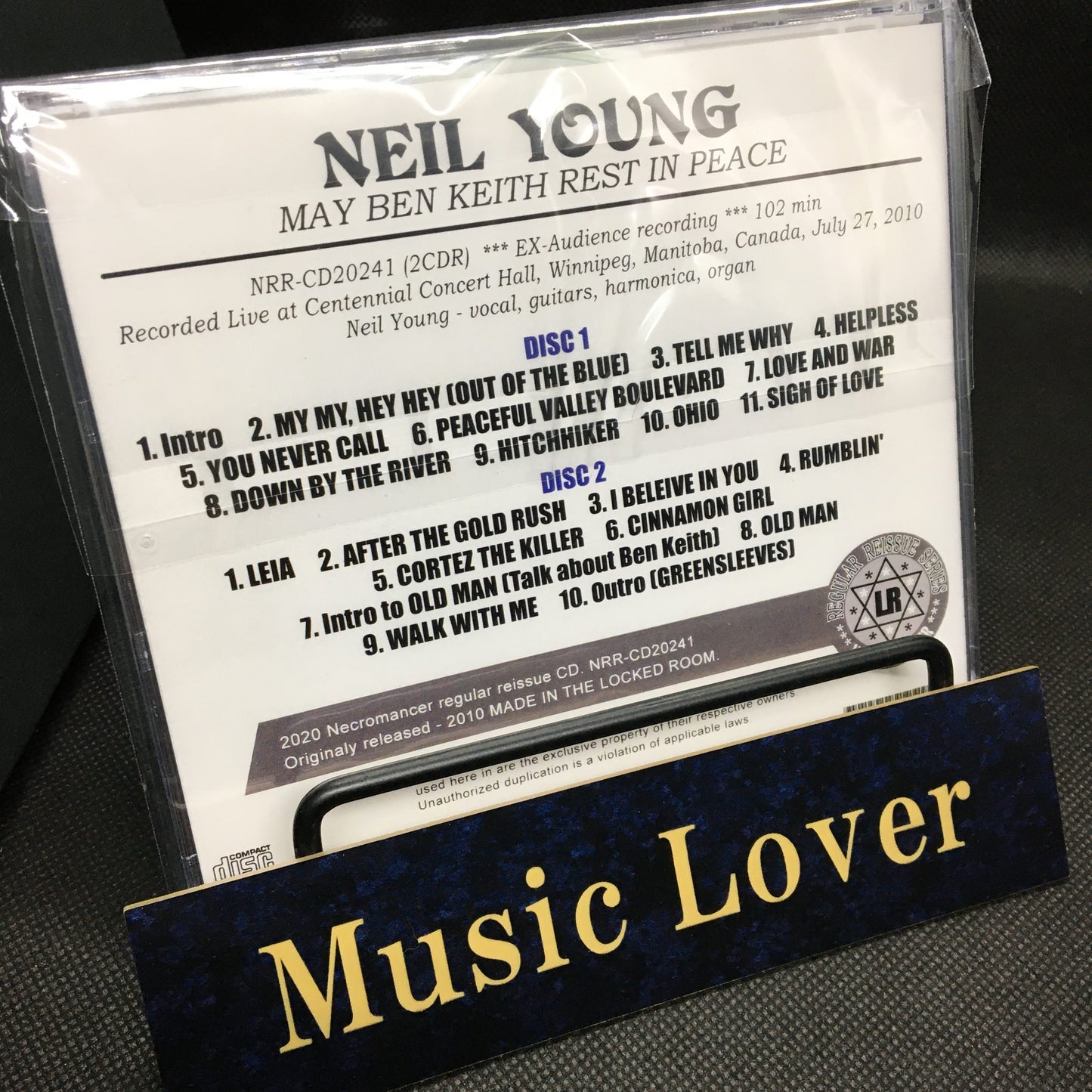 NEIL YOUNG / MAY BEN KEITH REST IN PEACE (2CDR)