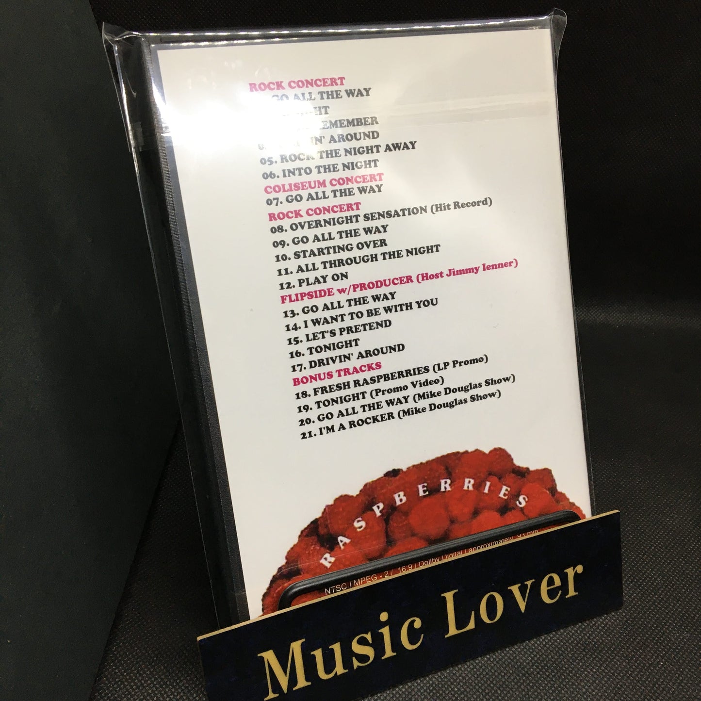 RASPBERRIES / LIVE & CLIPS (1DVDR)