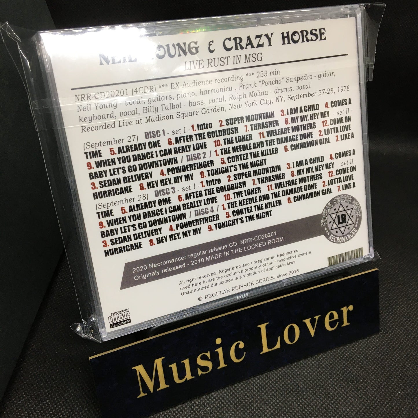 NEIL YOUNG & CRAZY HORSE / LIVE RUST IN MSG (4CDR)