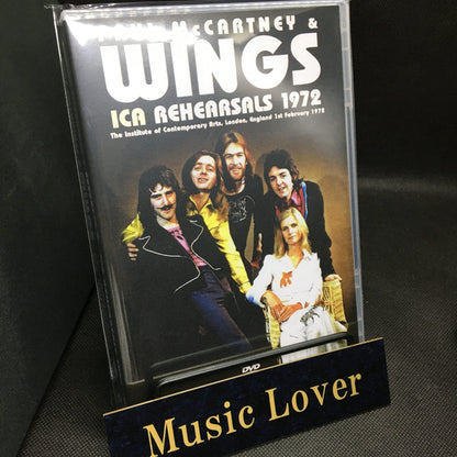 PAUL McCARTNEY & THE WINGS / ICA REHEARSALS 1972 (1DVDR)
