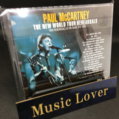 PAUL McCARTNEY / THE NEW WORLD TOUR REHEARSALS Soundboard (1CDR)