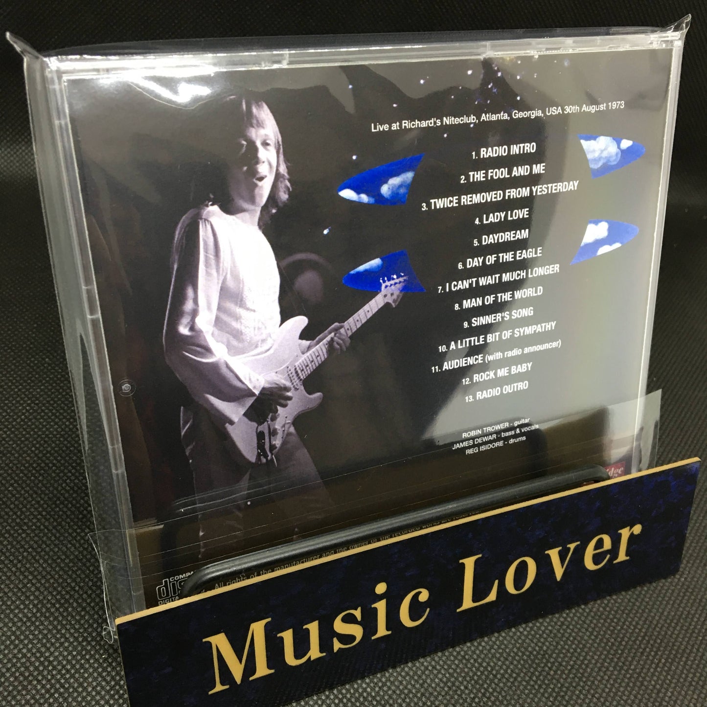 ROBIN TROWER / ATLANTA 1973 PRE-BROADCAST MASTER REEL (1CDR)