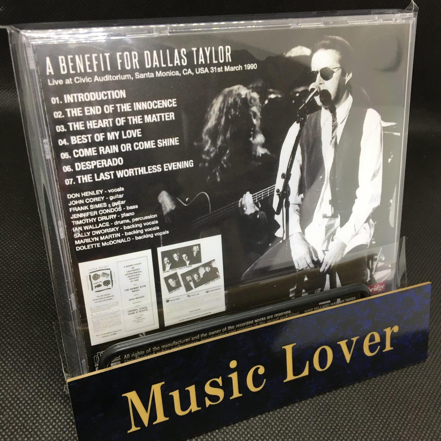 DON HENLEY / SANTA MONICA 1990 1ST NIGHT MIKE MILLARD MASTER TAPES (1CDR)