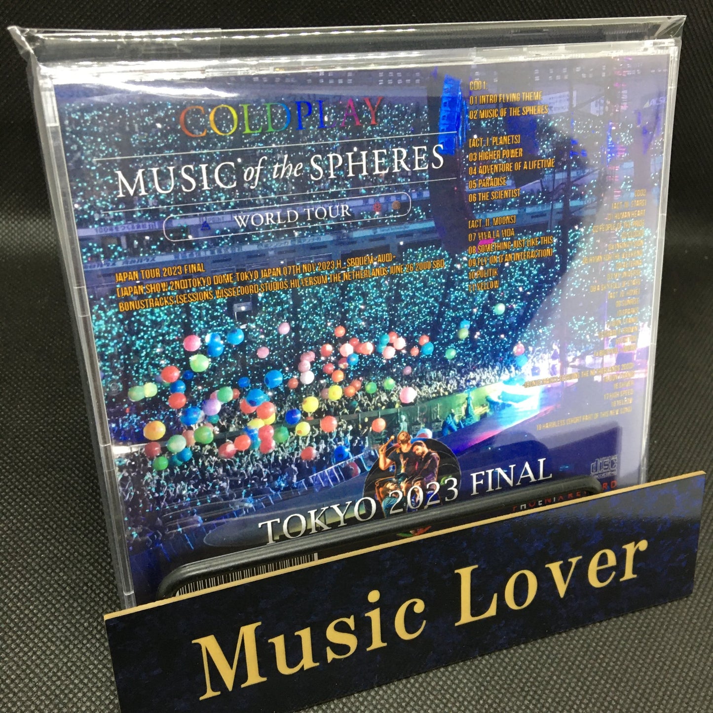 Coldplay / Music of the Spheres Japan Tour 2023 Final SOUNDBOARD (2CDR)