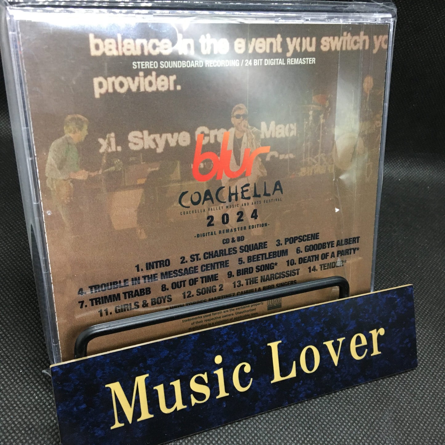 Blur / Coachella 2024 Digital Remaster Edition (1CDR+1BDR)
