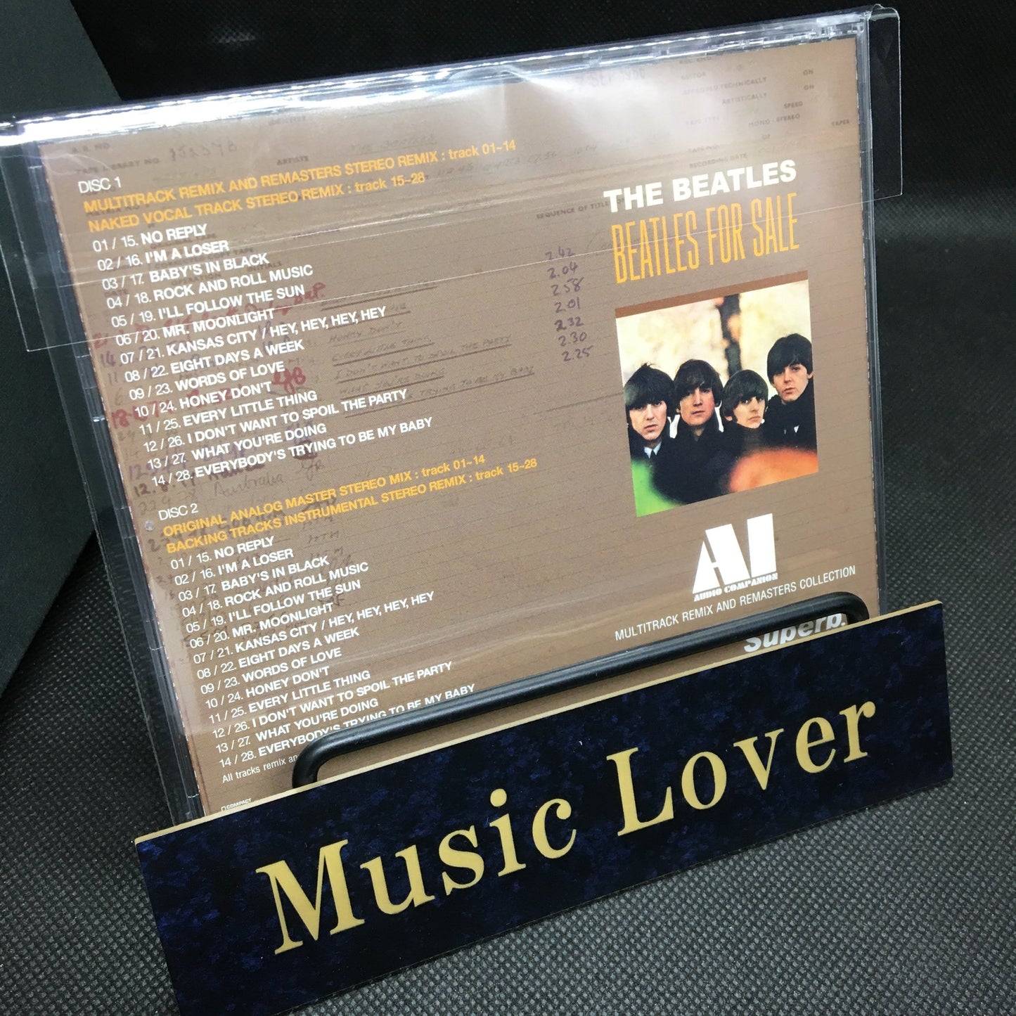 THE BEATLES / BEATLES FOR SALE AI AUDIO COMPANION MULTITRACK REMIX AND REMASTERS COLLECTION (2CD)