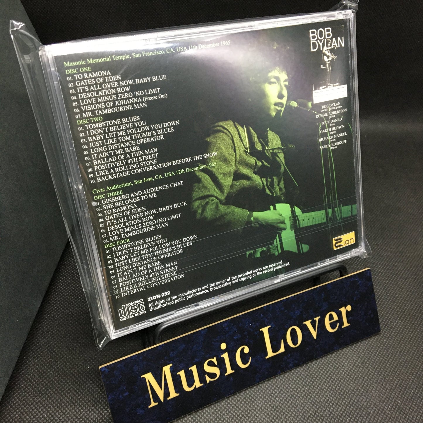 BOB DYLAN / THE GINSBERG TAPES 1965 REVISITED (4CD)