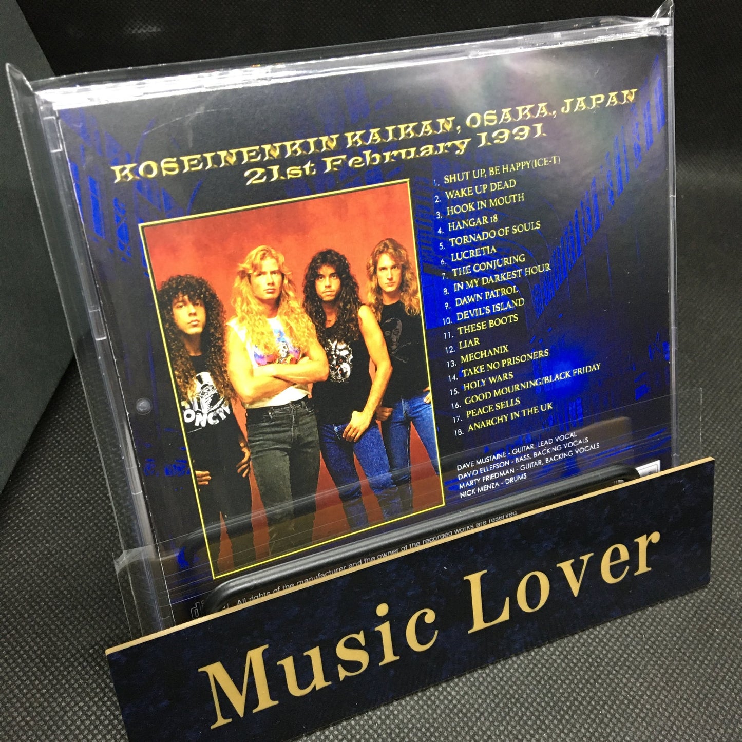 MEGADETH / OSAKA 1991 (1CDR)