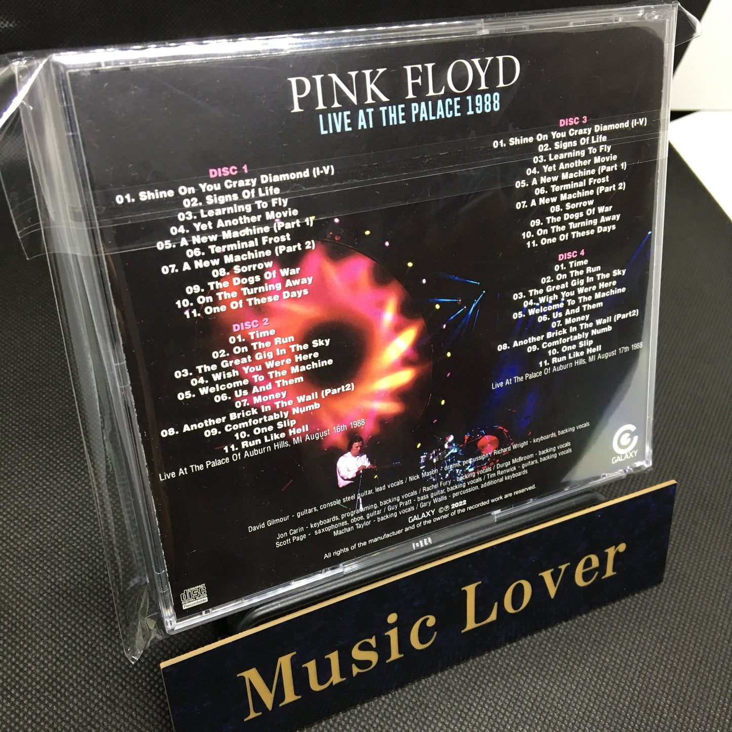 PINK FLOYD / LIVE AT THE PALACE 1988 (4CDR)