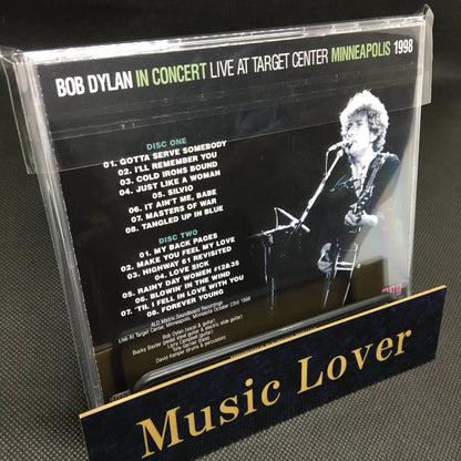 BOB DYLAN / LIVE AT TARGET CENTER, MINNEAPOLIS 1998 Soundboard (2CDR)