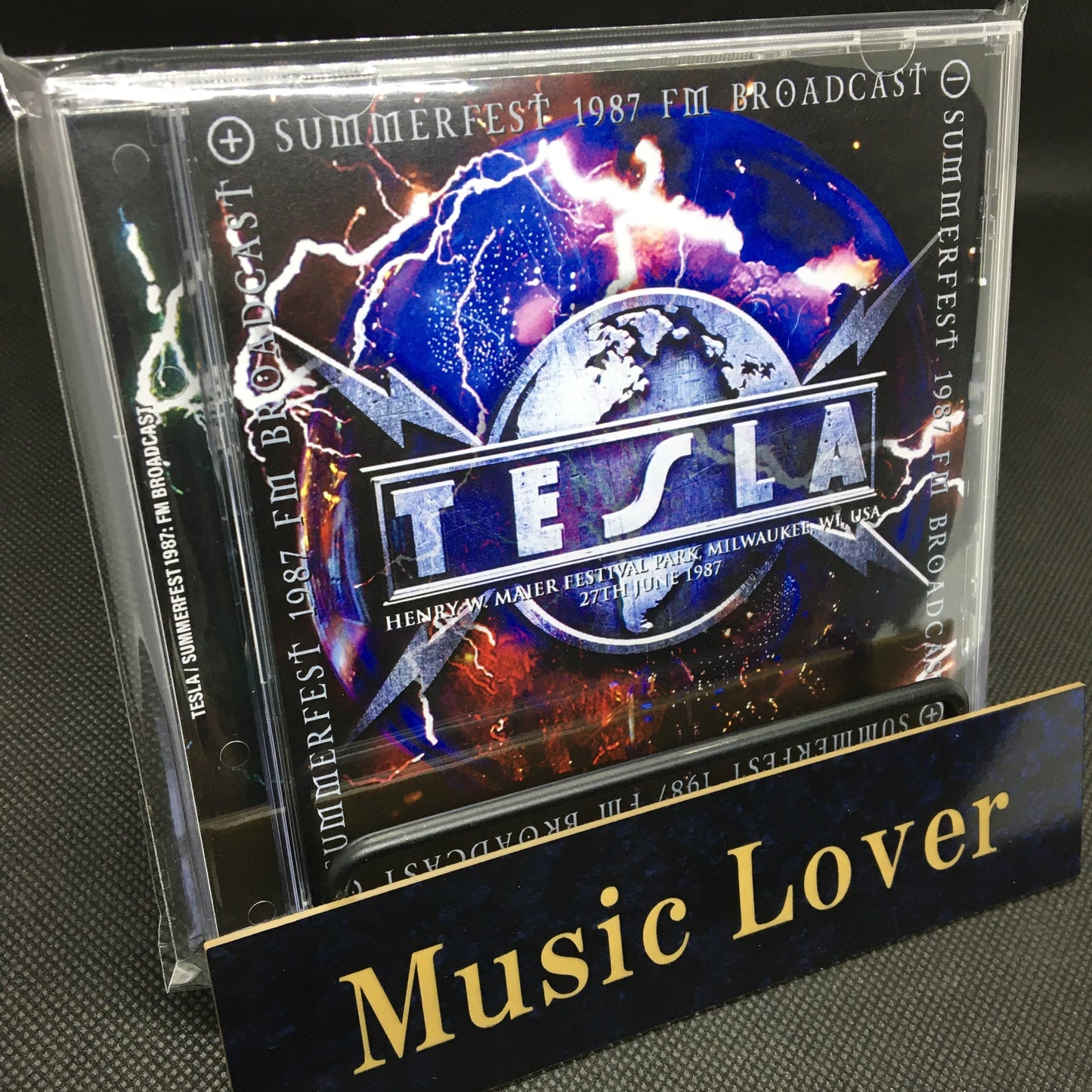 TESLA / SUMMERFEST 1987 FM Broadcast STEREO SOUNDBOARD (1CDR)