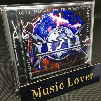 TESLA / SUMMERFEST 1987 FM Broadcast STEREO SOUNDBOARD (1CDR)