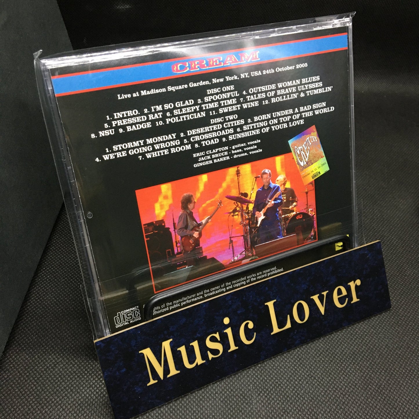 CREAM / MADISON SQUARE GARDEN 2005 1ST NIGHT ORIGINAL DAT MASTER (2CD)