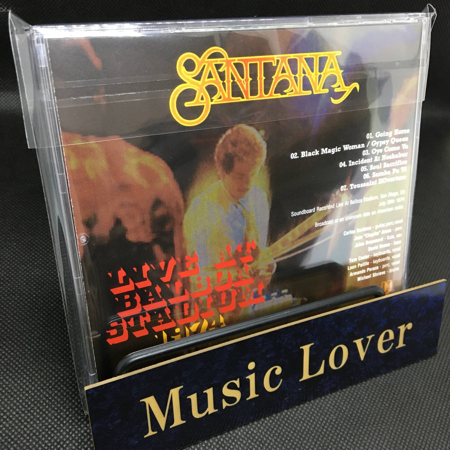 Santana / Live At Balboe Stadium 1974  SOUNDBOARD (1CDR)