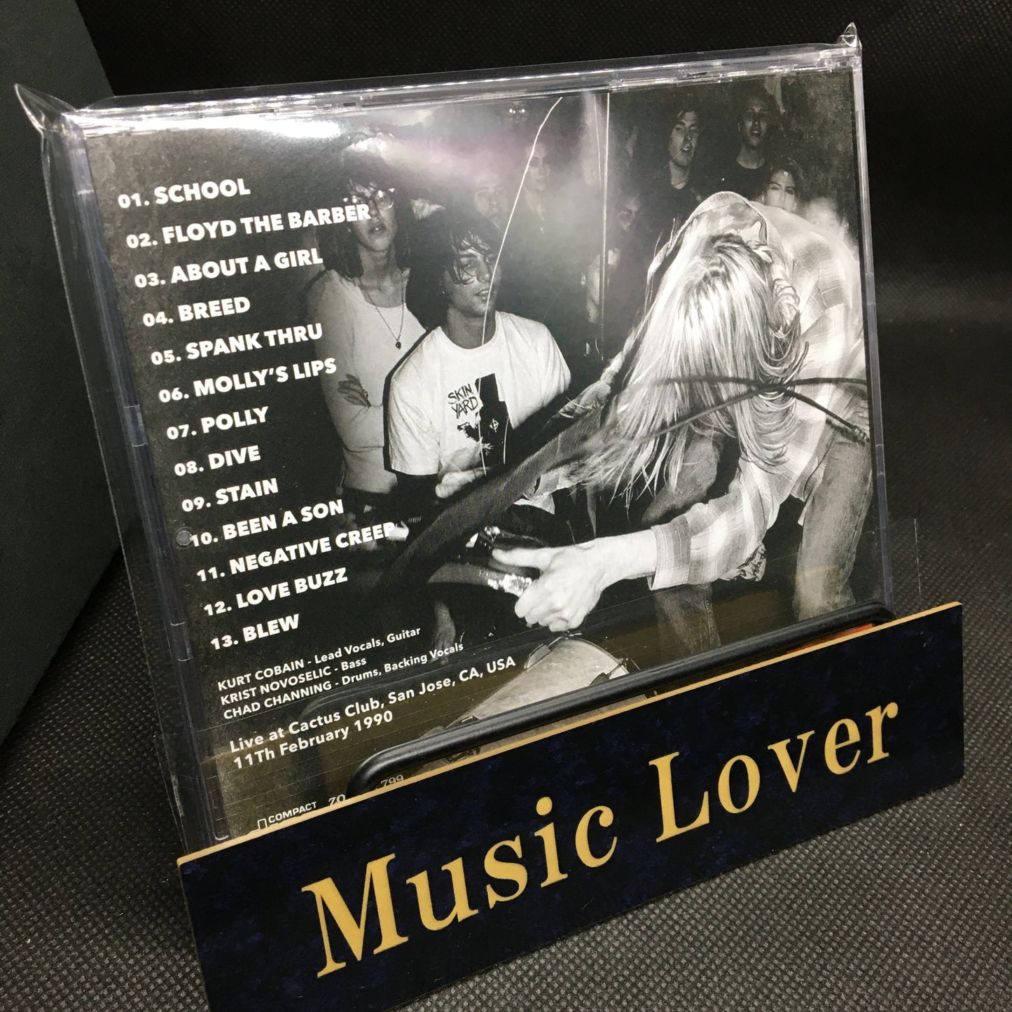 NIRVANA / SAN JOSE 1990 SOUNDBOARD (1CD)