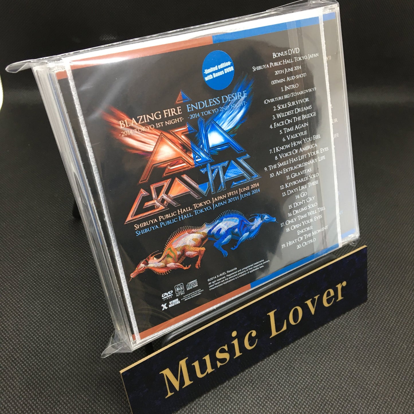 ASIA / Blazing Fire Endless Desire Live In Tokyo 2014 Complete (4CDR+1DVDR)