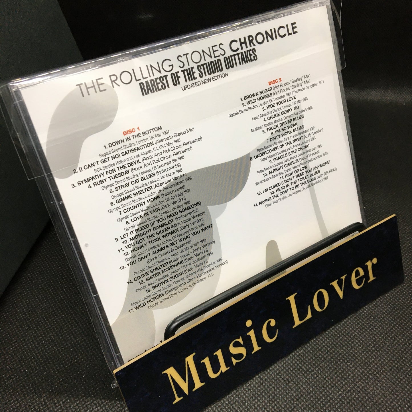 THE ROLLING STONES / CHRONICLE RAREST OF THE STUDIO OUTTAKES UPDATED NEW EDITION 2024 (2CD)