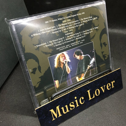 JIMMY PAGE + ROBERT PLANT / LATER WITH JOOLS HOLLAND ORIGINAL BBC MASTER STEREO SOUNDBOARD (2CD)