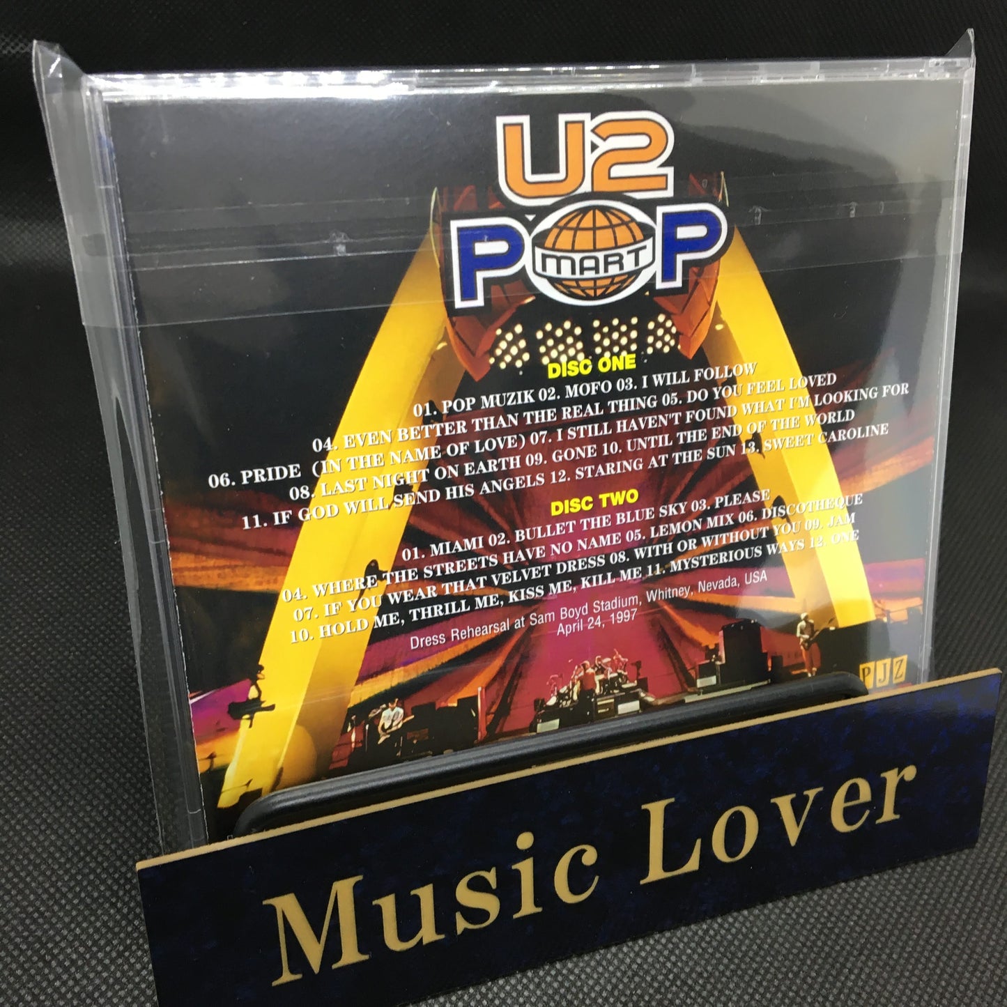 U2 / POPMART TOUR DRESS REHEARSAL 1997 SOUNDBOARD (2CDR)